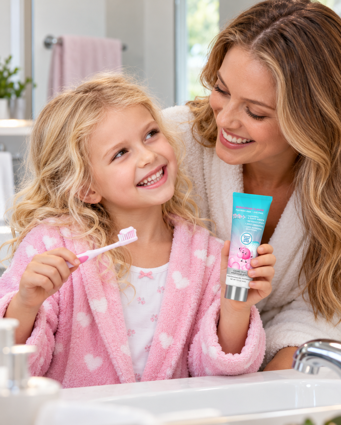 Child using Eknest Kids+ Bubblegum