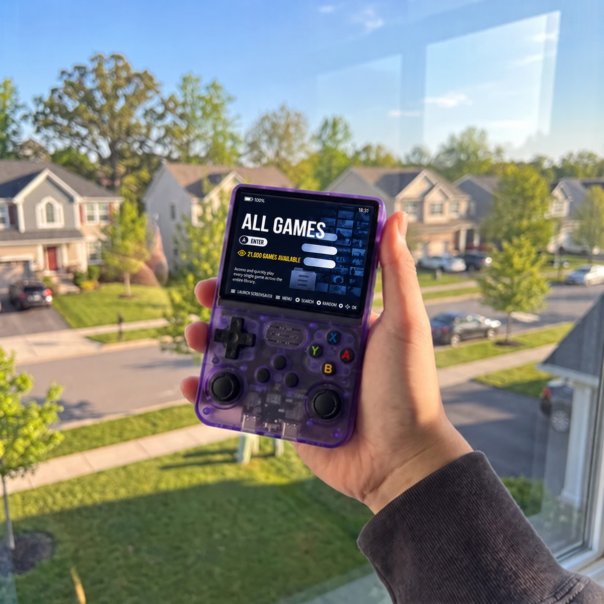 Eknest Pro 2.0 — R36S Retro Handheld Console