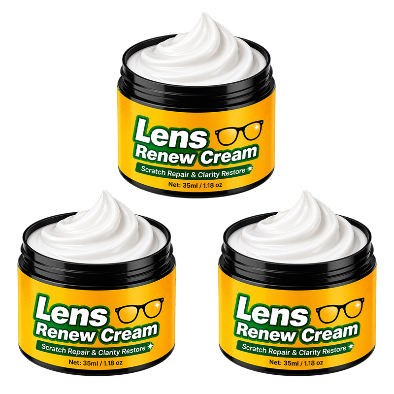 🔥Lens Scratch Repair Cream Set with Sponge for Glasses Goggles Face Shields and Helmet Visors