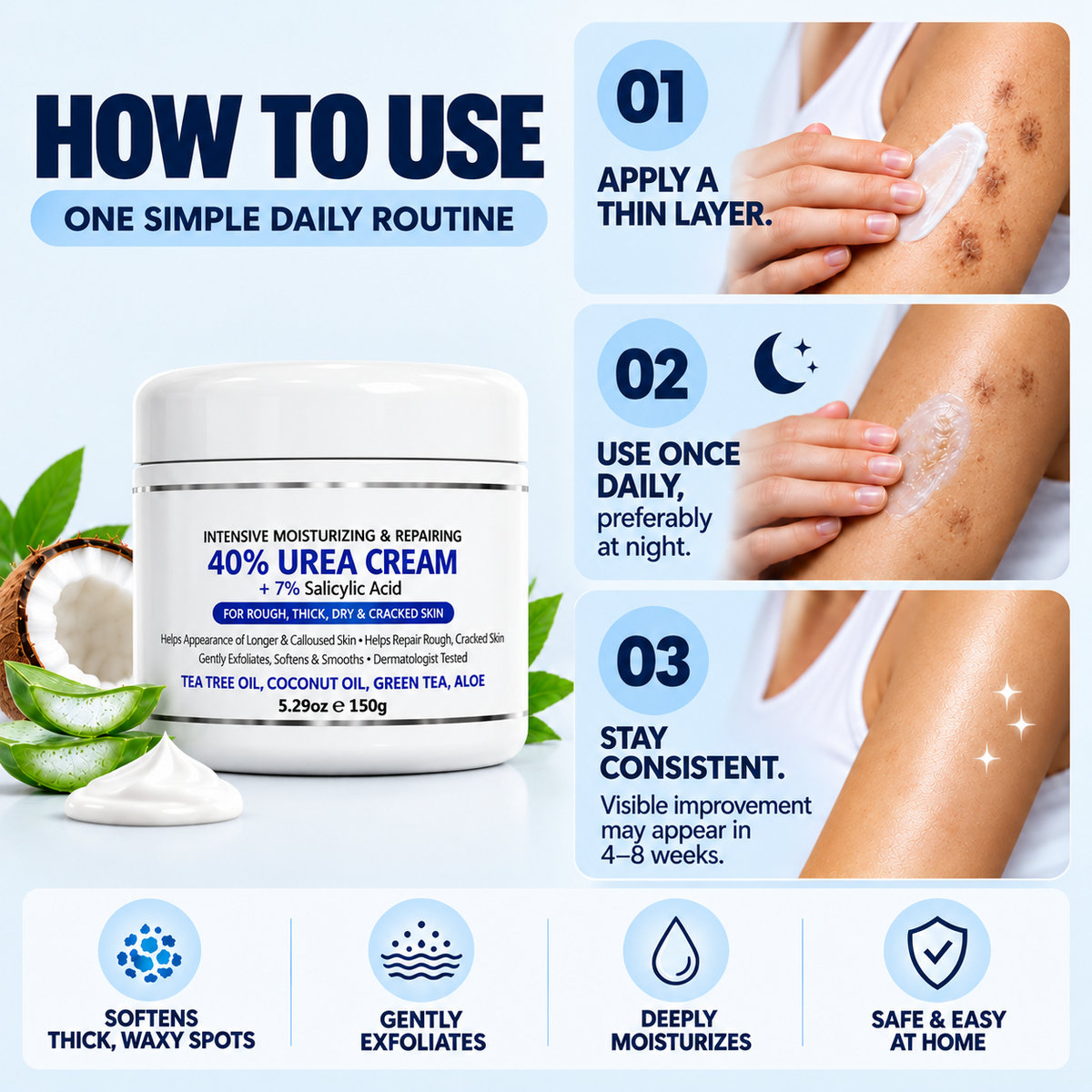 Advanced Keratolytic Cream For Rough, Raised Seborrheic Keratoses