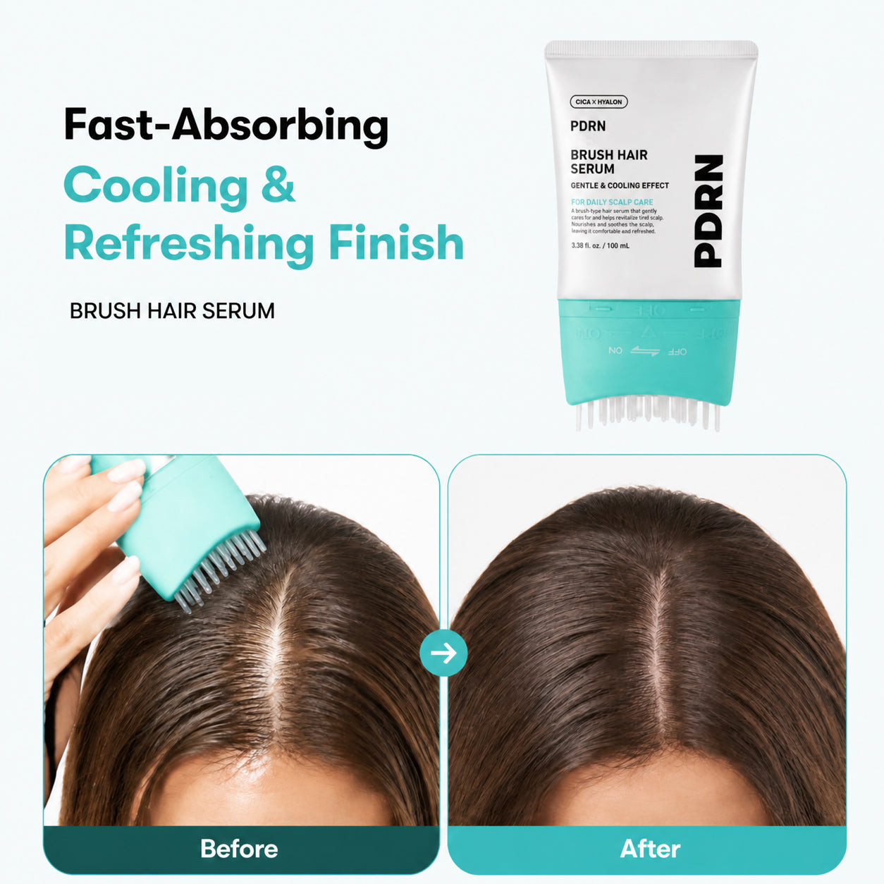 PDRN Reedle Shot Hair Brush Serum