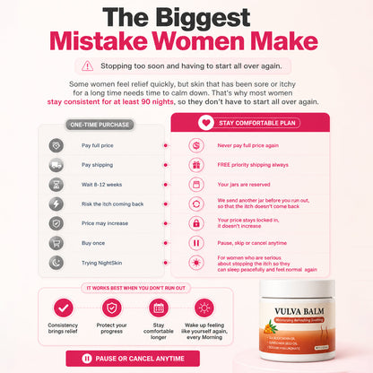 eknest Relief Balm — Night-Time Care for Itching, Burning & Dryness
