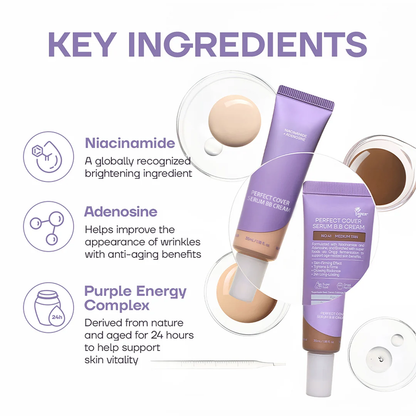 New Design🌟Perfect Cover Serum BB Cream