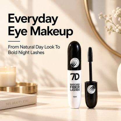 7D Silk Fiber Black Lengthening Mascara - Adult Beauty Makeup✨