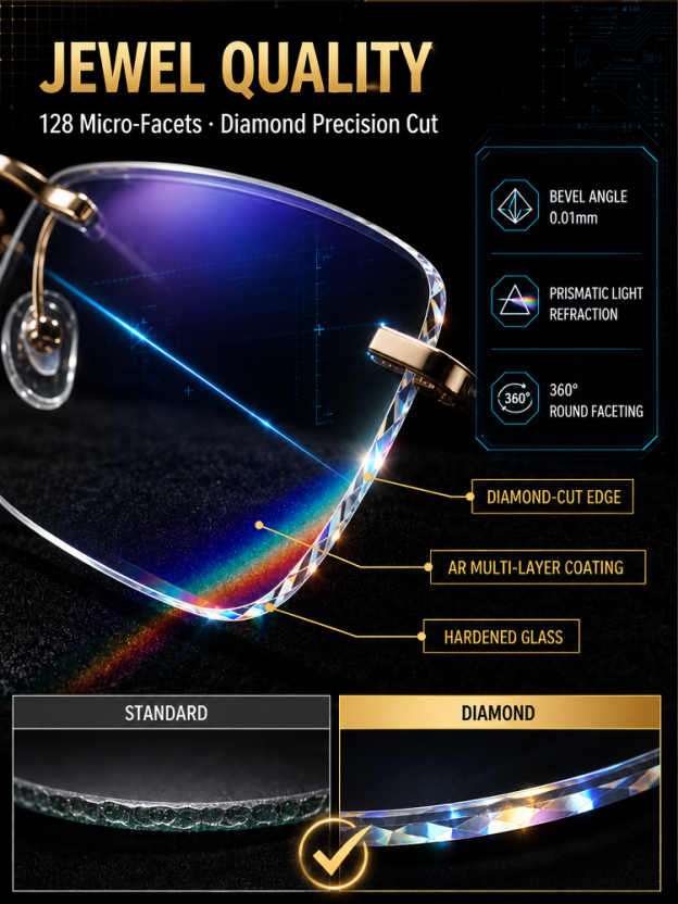 👓  See clearly near and far without swapping glasses.