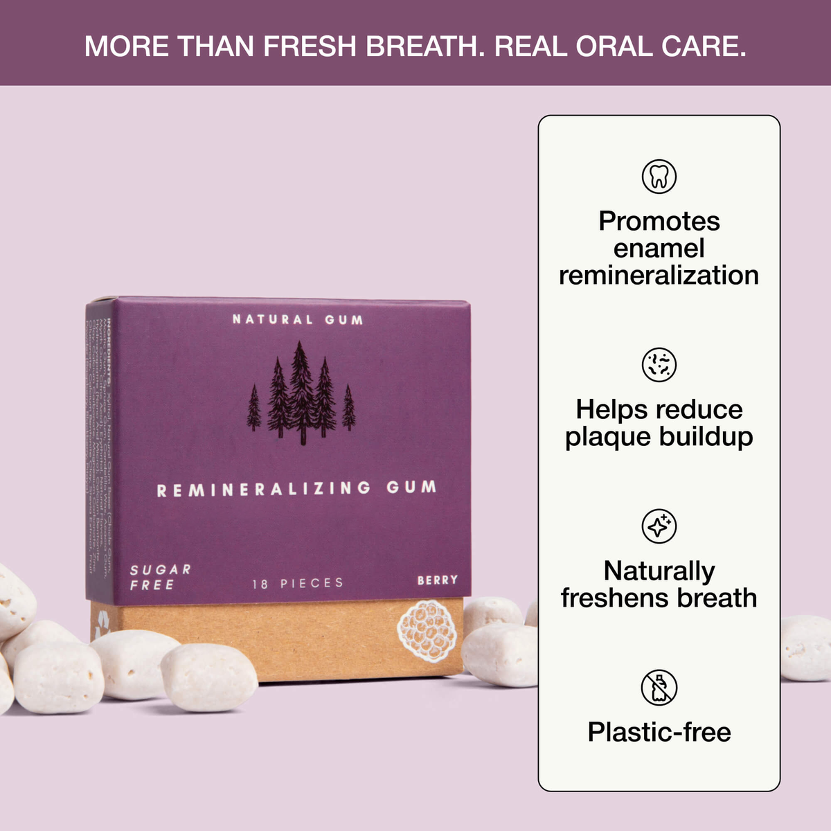 Underbrush Remineralizing Gum product and ingredient view 24