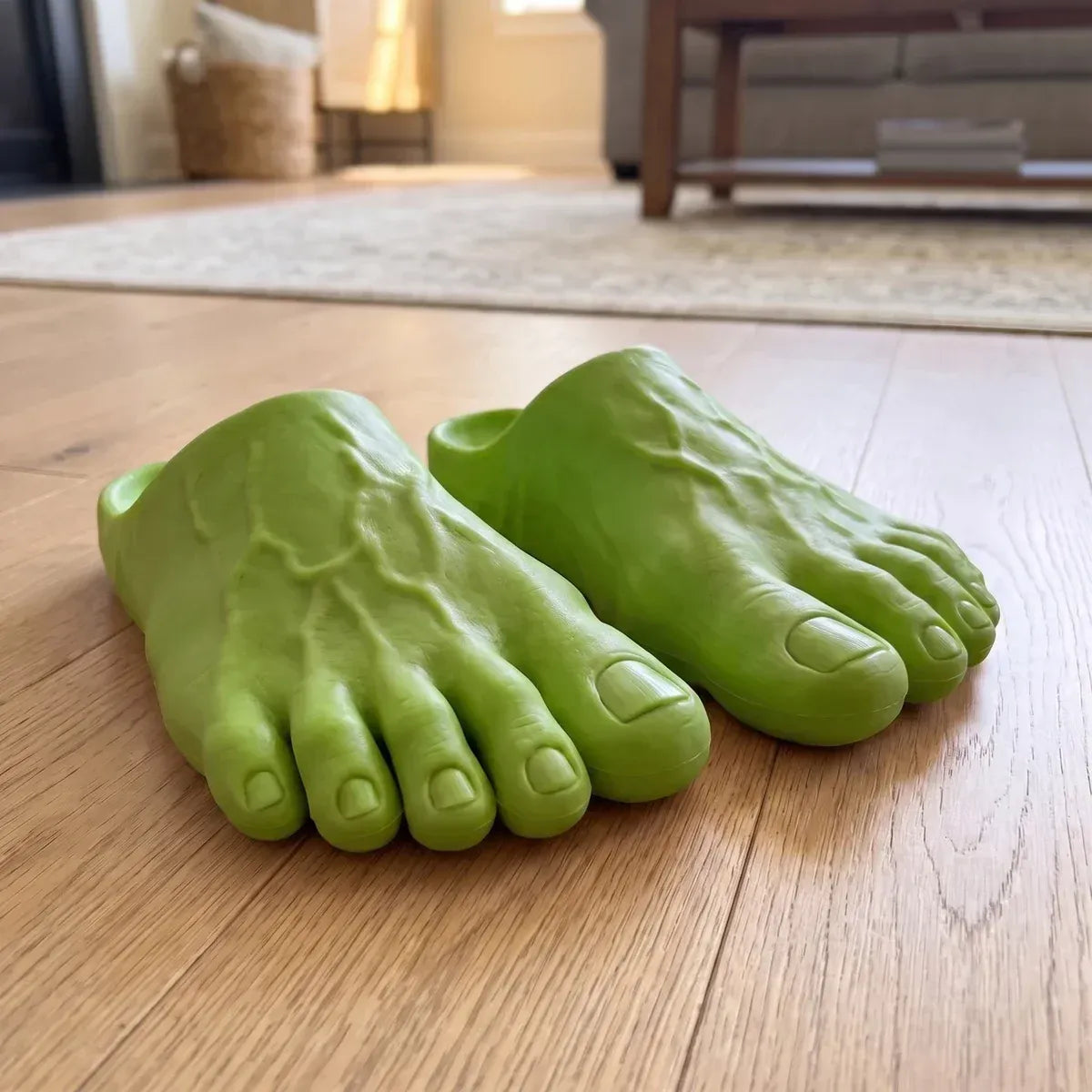 🤣🎁Realistic Barefoot Prank Slippers – The Gift That Gets Everyone Laughing