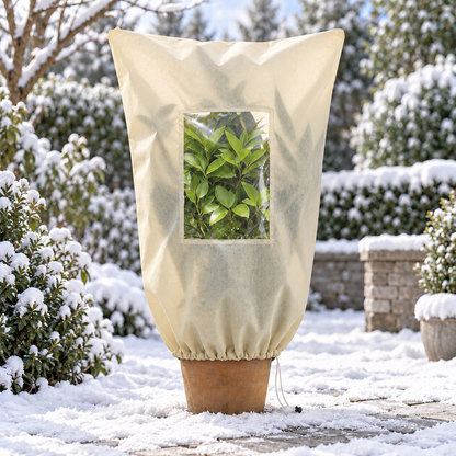 🌿 WINTER GARDEN ESSENTIAL | Plant Frost Protection Cover – Breathable Reusable Cover for Shrubs, Pots & Young Trees